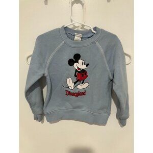 Disney Toddler Kids Mickey Mouse Sweater, Light Blue, Size 4